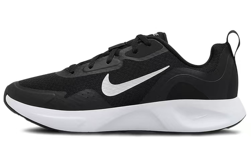 Nike Wearallday 防滑透气 低帮运动跑步鞋 黑白 CJ1682-004