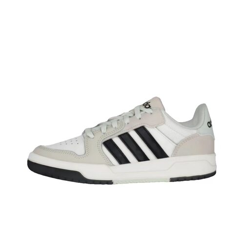 阿迪达斯adidas neo女鞋白黑棕色休闲低帮复古板鞋JI2546