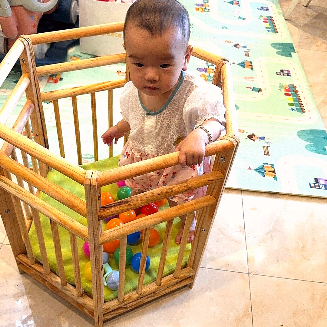 儿童护栏学站神器宝宝安全椅婴儿站车儿童站椅站桶全实木宝宝站栏
