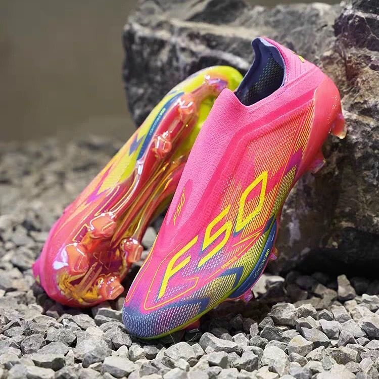 F50+超顶足球鞋内置真空气垫长钉FG成人JH6414高端比赛35-45码