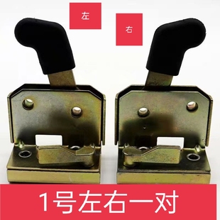 四轮封闭观光车巡逻车代步车侧门门锁块门把手锁柱机盖锁机盖拉线