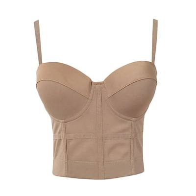 Mesh Push Up Bralet Women's Corset Bustier Bra Night Club Pa