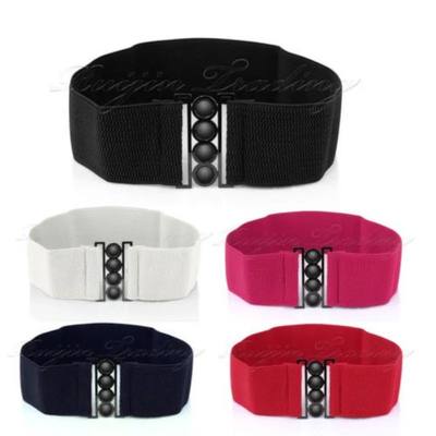 Fashion Women’s Elastic Cinch Belt Wide Sretch Waist Band C