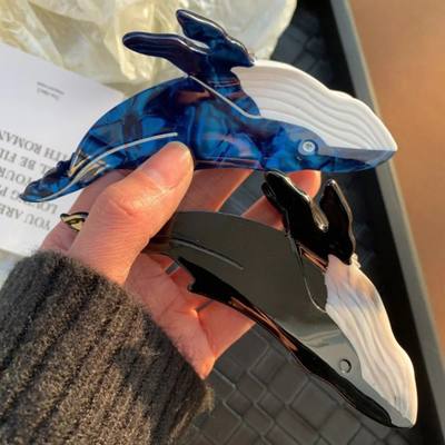 Blue Whale Hair Claw Acetate Hair Clips Popular Hair Catches