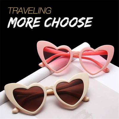 2023 New Heart Shaped Sunglasses for Women Men Fashion Love