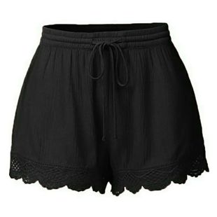 Rope Yoga Plus Fashion Size Pant Shorts Lace Women Tie Sport