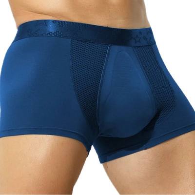 Mens Underwear Modal Boxers Shorts Hombre Solid Panties Man