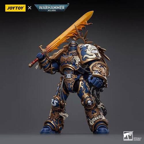 JOYTOY暗源战锤40K狮王基里曼基因原体莱昂艾尔庄森可动兵人1:18
