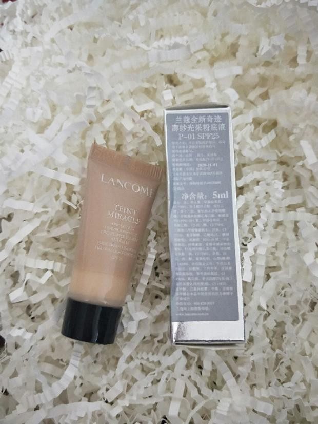 Lancome new pattern whatever Skin type brand new Miracle Gauze Liquid Foundation P-01 SPF25 5ml Samplein the Makeup/Perfume/Beauty tools , Liquid Foundation/Cream  category - from Buy2taobao.com to provide professional Taobao agent buy service