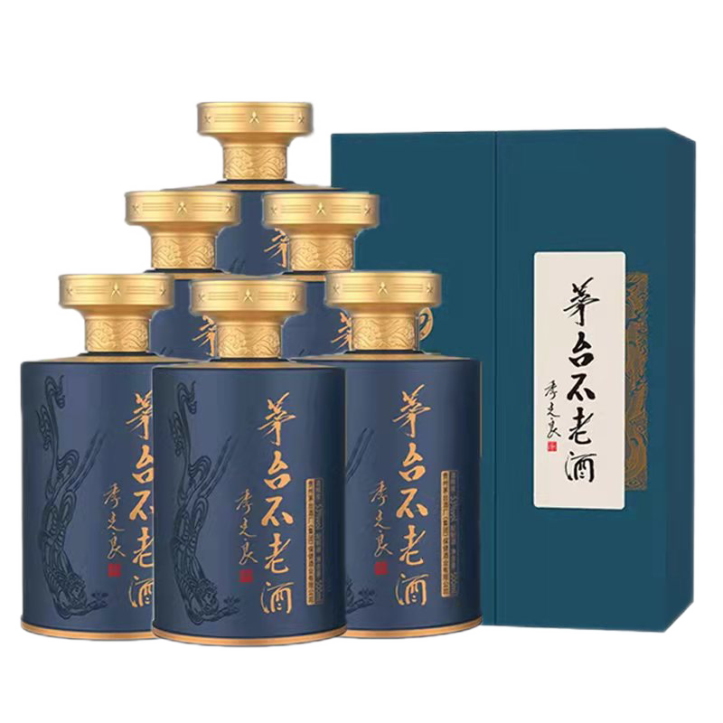 贵州茅 台不老酒七星53度配制酒露酒500mL*6瓶整箱装送礼宴请收藏