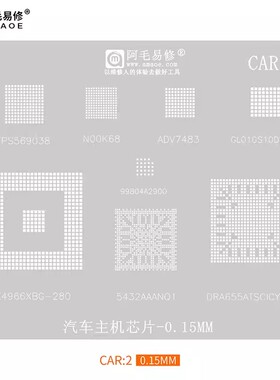 阿毛易修CAR2植锡网汽车主机芯片DRA655ATSCICYEQ1钢网主板CPU iC