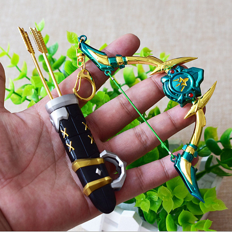 王者荣耀周边兵器成吉思汗后羿阿尔法小队合金弓箭箭囊套装武器