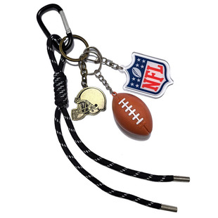 奥兰多突袭者49人巴尔的摩乌鸦酋长橄榄球钥匙扣挂件球迷纪念品