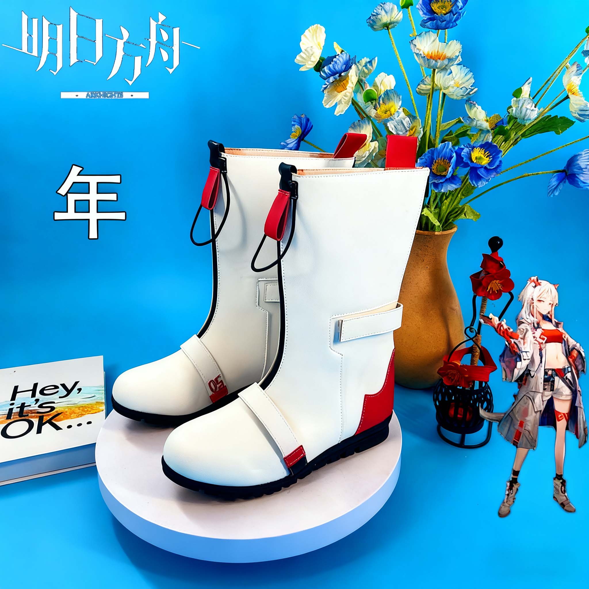 明日方舟 年cosplay鞋少女萝莉动漫漫展游戏演出鞋定制