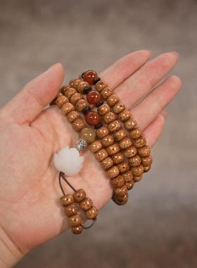 厂家【源头厂家年】5-10年陈籽海南星月菩提手串菩提子108颗直销