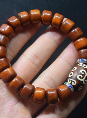 保真正品西藏牦牛骨手串骨头佛珠礼物牛角文玩配饰男女情侣手链