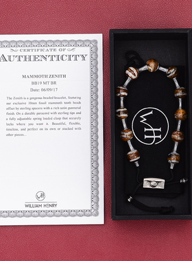 美国威廉亨利 男士绅士手链配饰BB19 MT BR