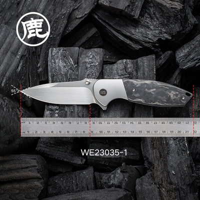 WE KNIFE户外装备小折刀 野营工具露营多用途装备折叠小刀we23035