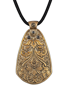 美国WILLIAM HENRY威廉亨利男士简约项链潮男朋克风吉他拨片项链