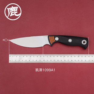 KIZER凯泽户外装备小直刀 野营多用途工具露营装备小刀1099A1