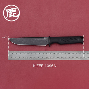 KIZER凯泽 户外装备小直刀 野营工具 露营多用途装备小刀1096系列