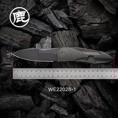 WE KNIFE户外装备小折刀 野营多用途工具露营装备折叠小刀we22028