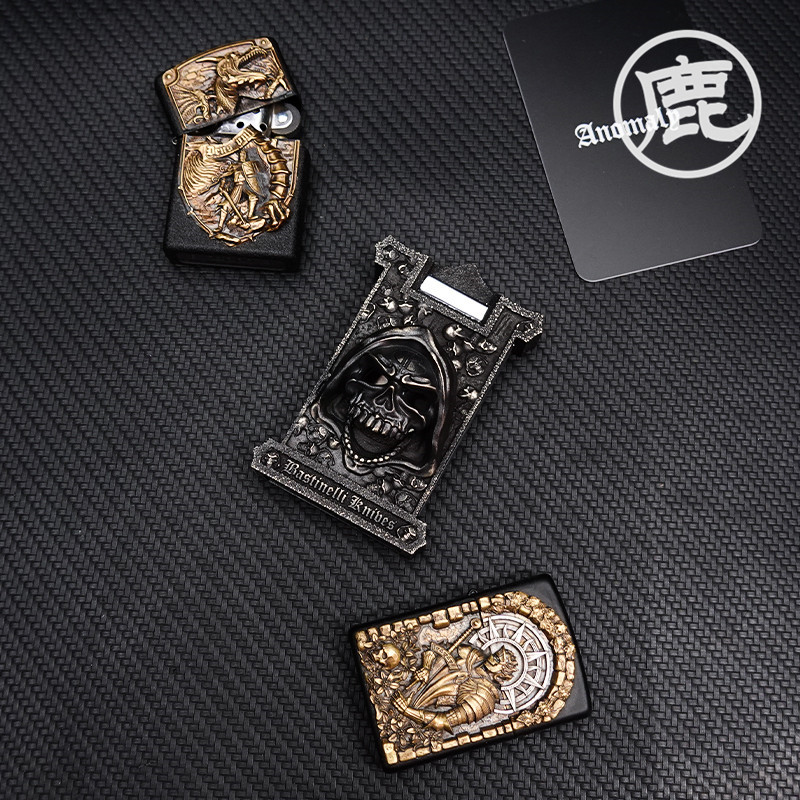 cudeman大象先生 巴斯蒂内利系列青铜雕刻雪茄剪绅士男士工具