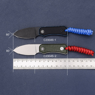 CUDEMAN大象先生C系列户外装备小直刀露营工具多用装备小刀C23045