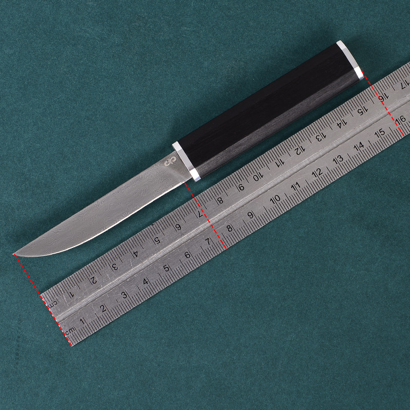 cudeman大象先生ar系列户外装备小直刀大马士革钢露营工具小刀