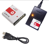 WX10 充电器 HX7 H70 索尼DSC BG1电池 HX9V HX7C相机NP 数据线