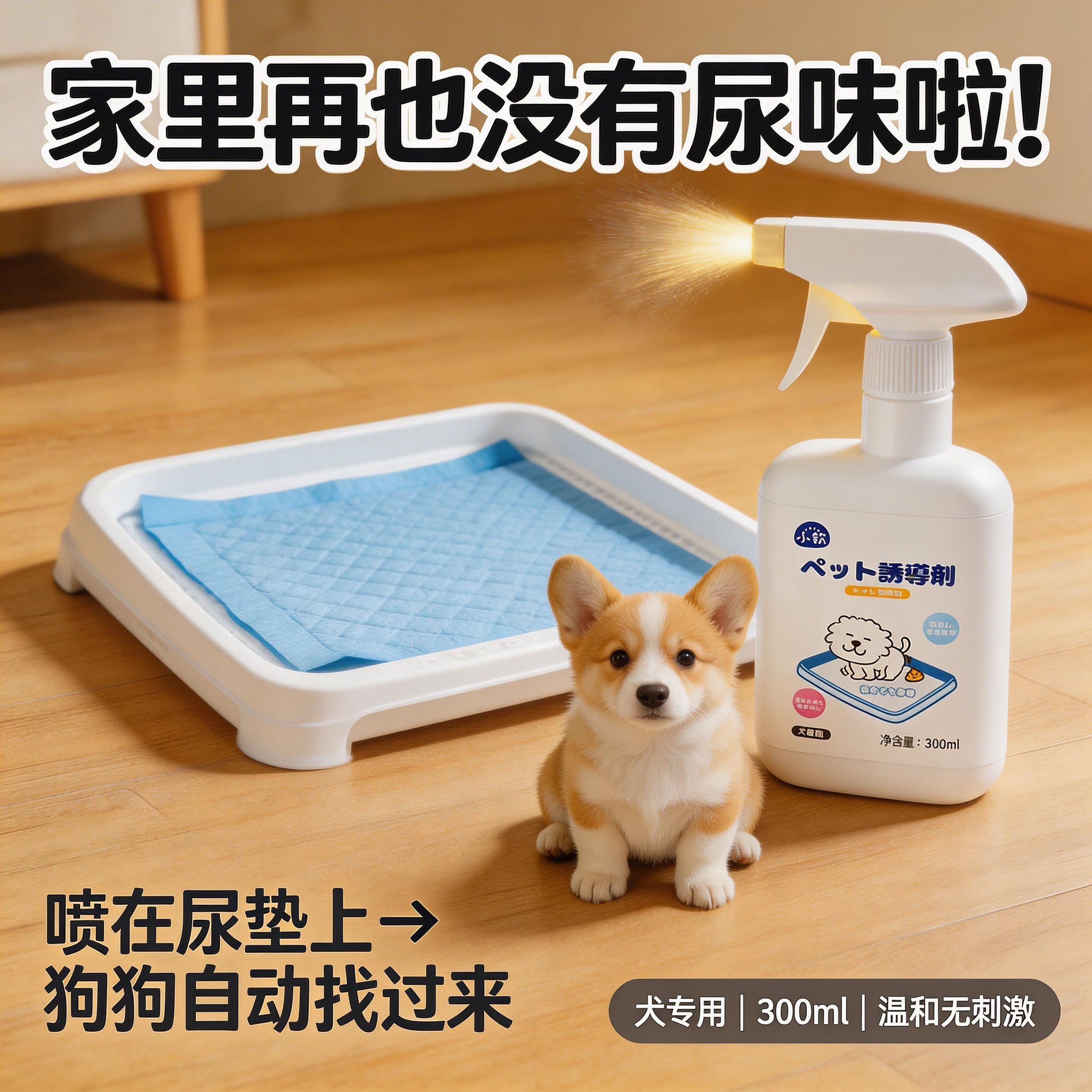 狗狗诱导剂幼犬宠物上厕所定点排猫狗环境除臭/除菌剂