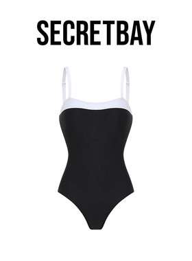 SECRETBAY Monterey Bay系列撞色极简一体式泳衣 SG82418