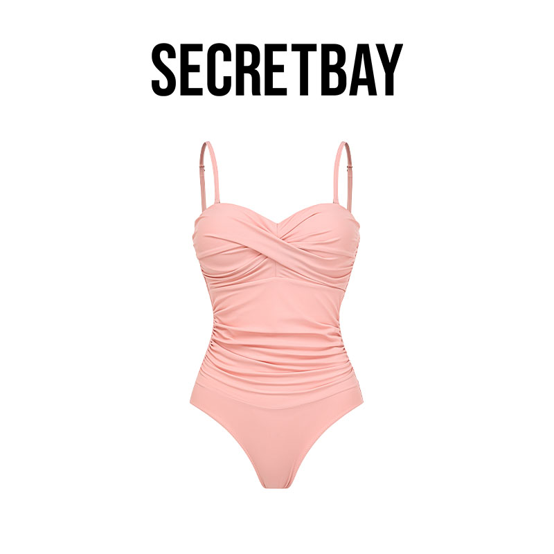secretbay bay of kotor系列扭转设计细肩带一体式泳衣 sg82413