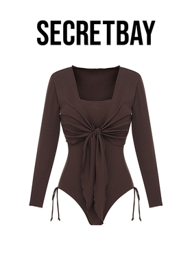 SECRETBAY Kokomo系列软糯一体式泳衣披肩套装 SG82414