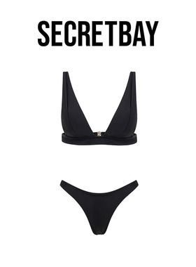 SECRETBAY Phang Nga Bay系列简约分体式比基尼 SQ82402