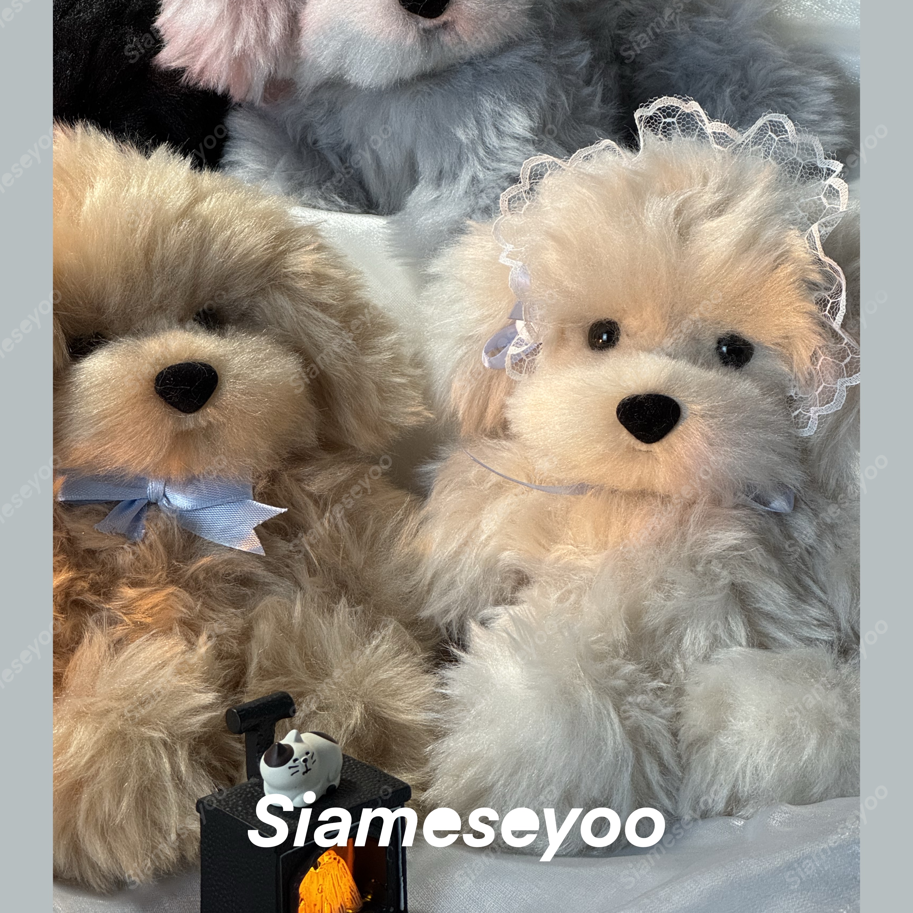 泰迪毛绒五关节玩偶手工DIY