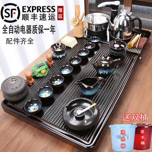 家用全自动上水烧水壶一体茶盘客厅泡茶功夫茶台现代整套 茶具套装