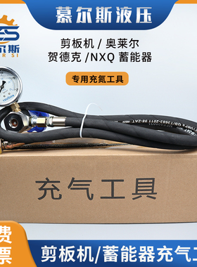 液压蓄能器充气工具QC12Y剪板机充氮气工具CQJ-16/25/40MPA开关阀