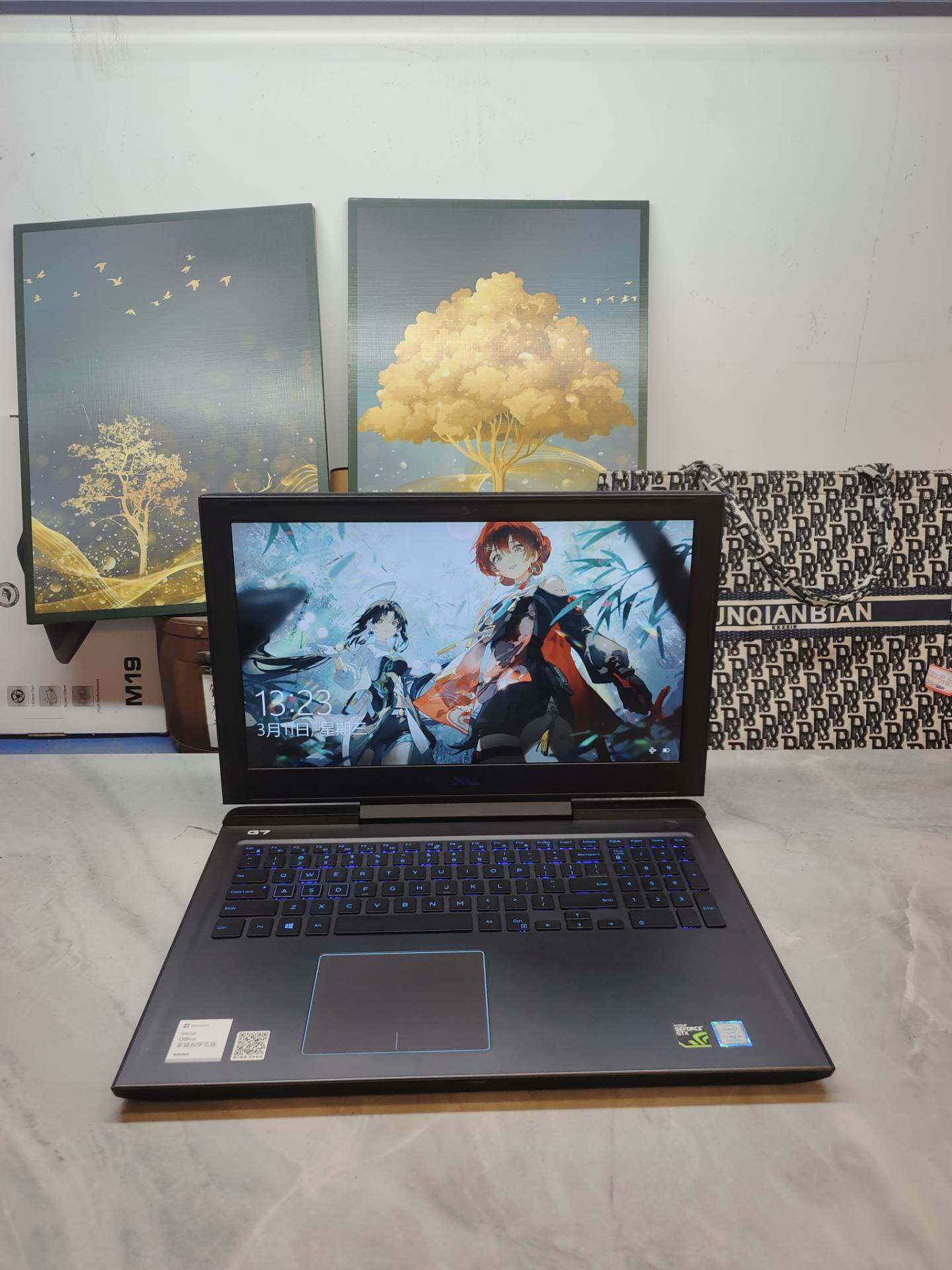戴尔G7 7588游戏本 15.5寸大屏 i7八代1060独显 16G内存