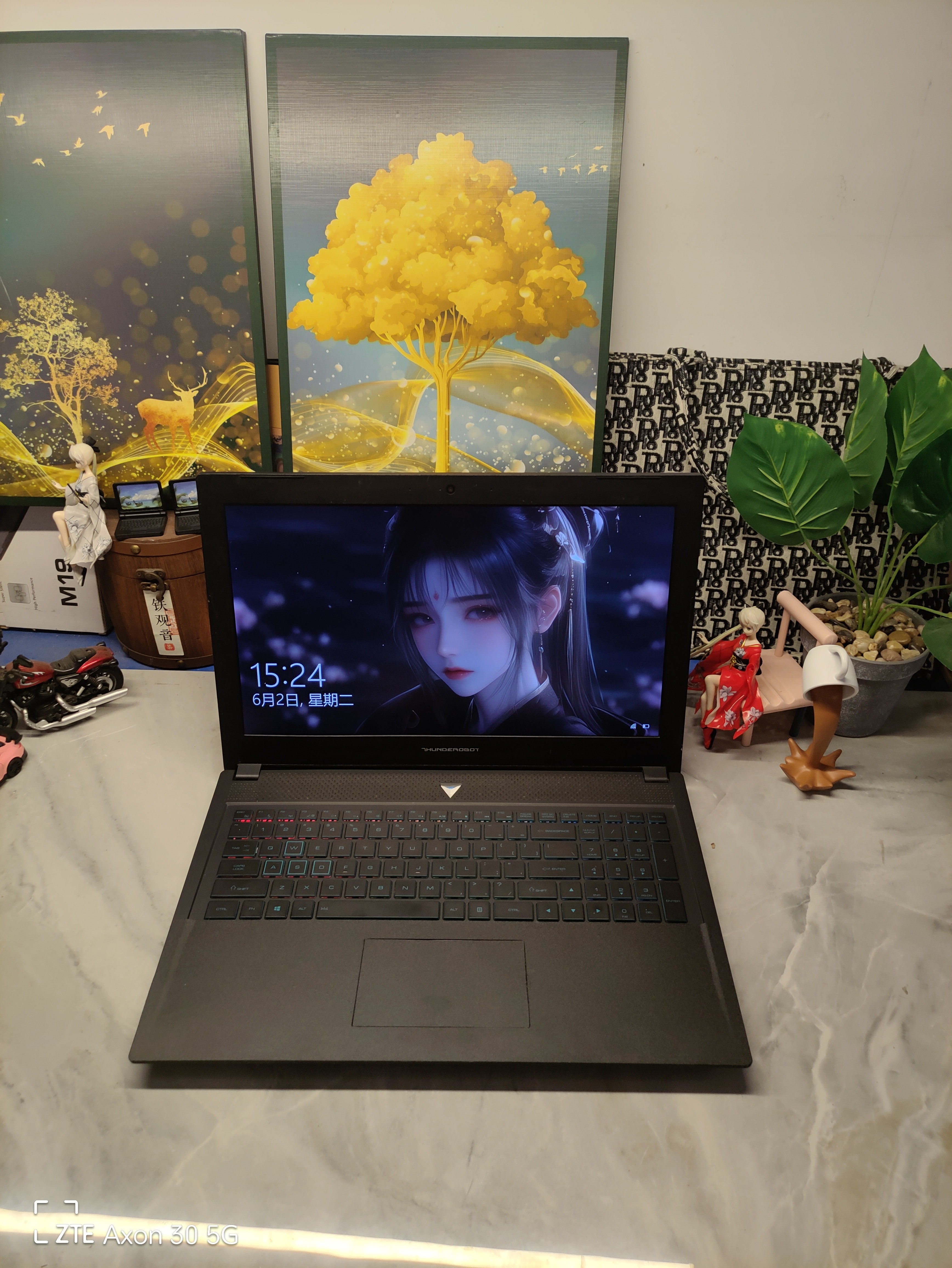 二手雷神911游戏本 15.5寸高清大屏 i7六核GTX1060 6G独显