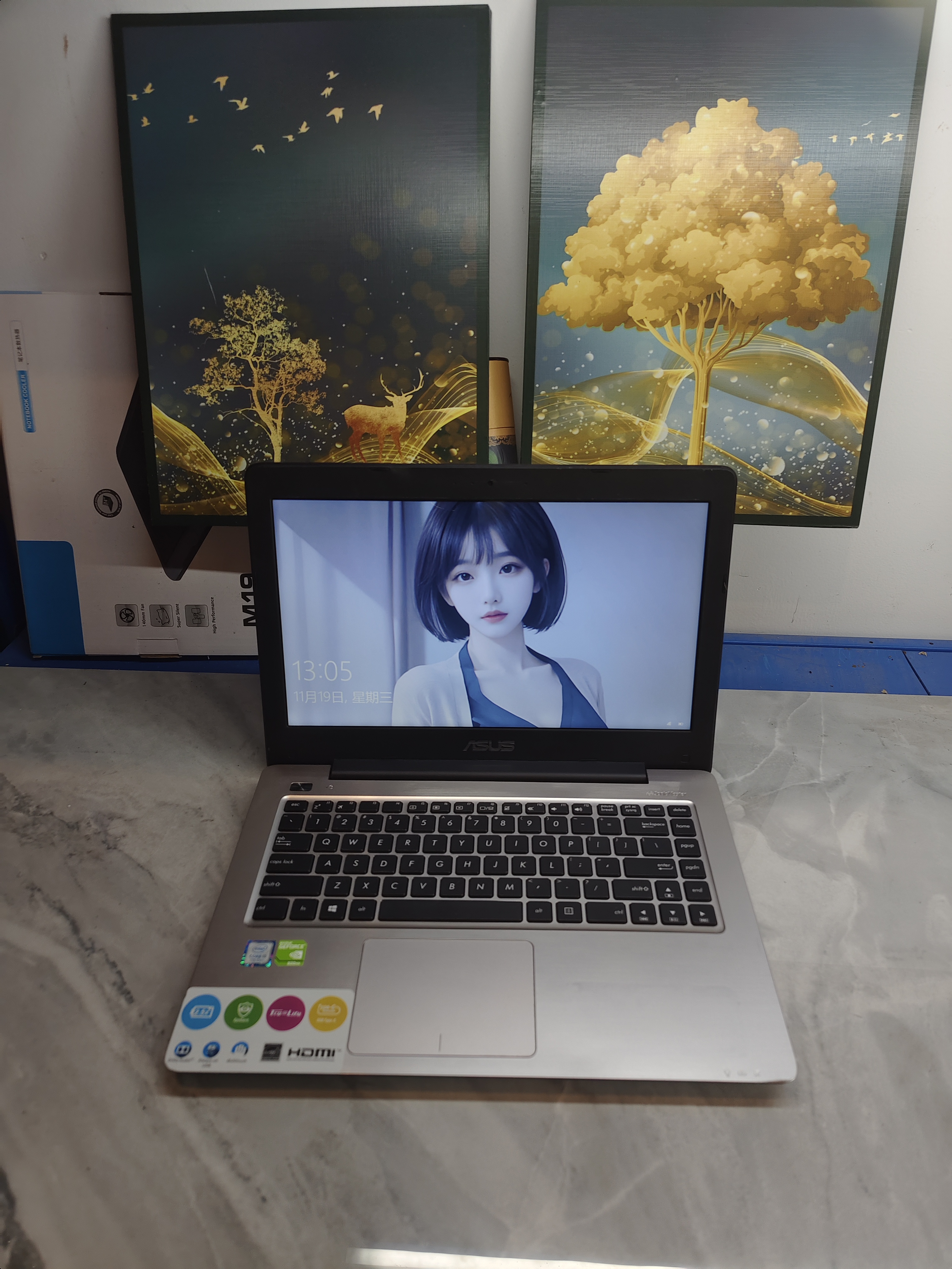 华硕X456UVK轻薄本i5-7200U+920MX 2G独显！畅玩英雄联盟/CS/DNF