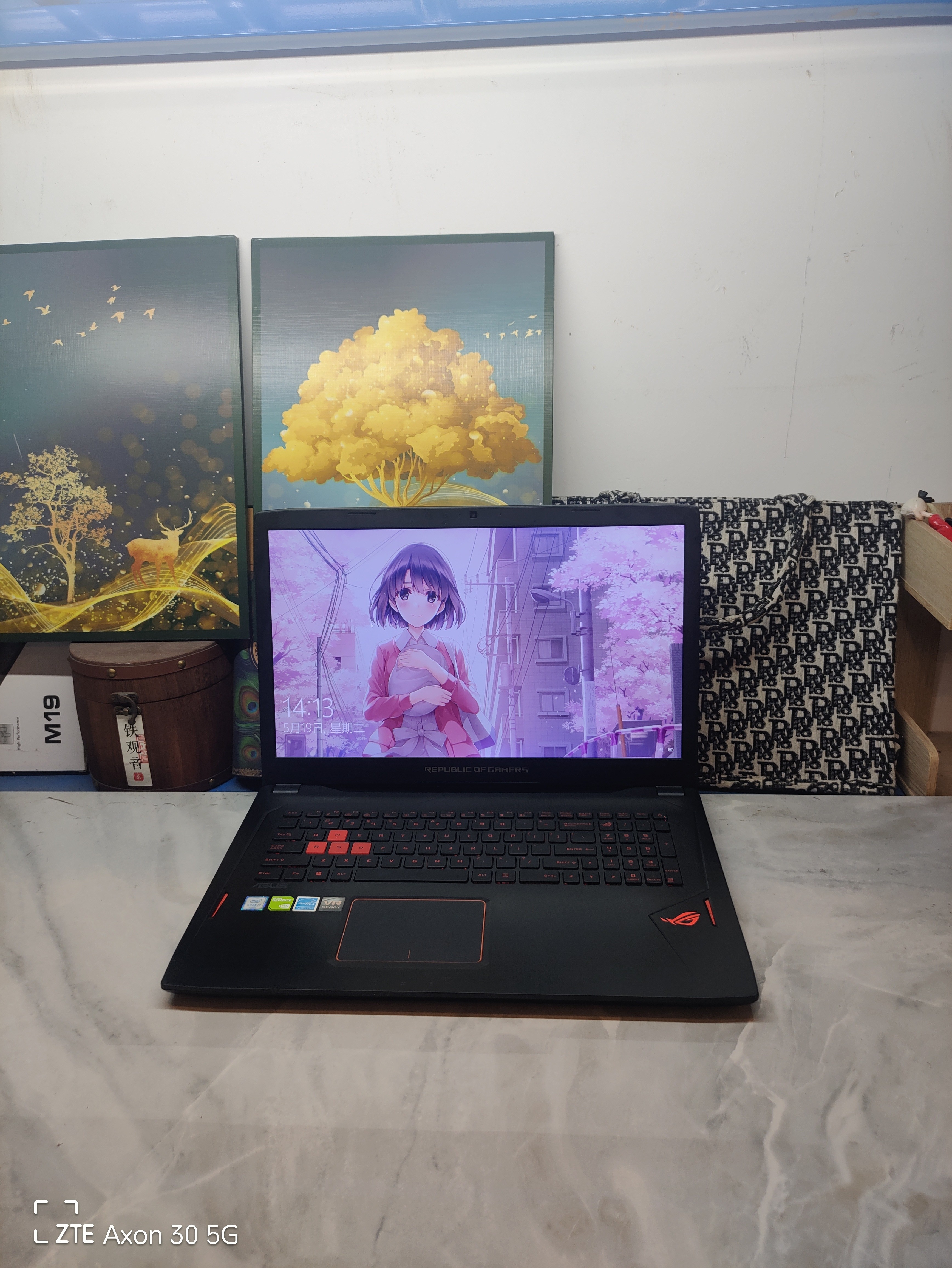二手华硕GL702VM飞行堡垒游戏本 17.3寸屏 i7四核GTX1060 6G独显