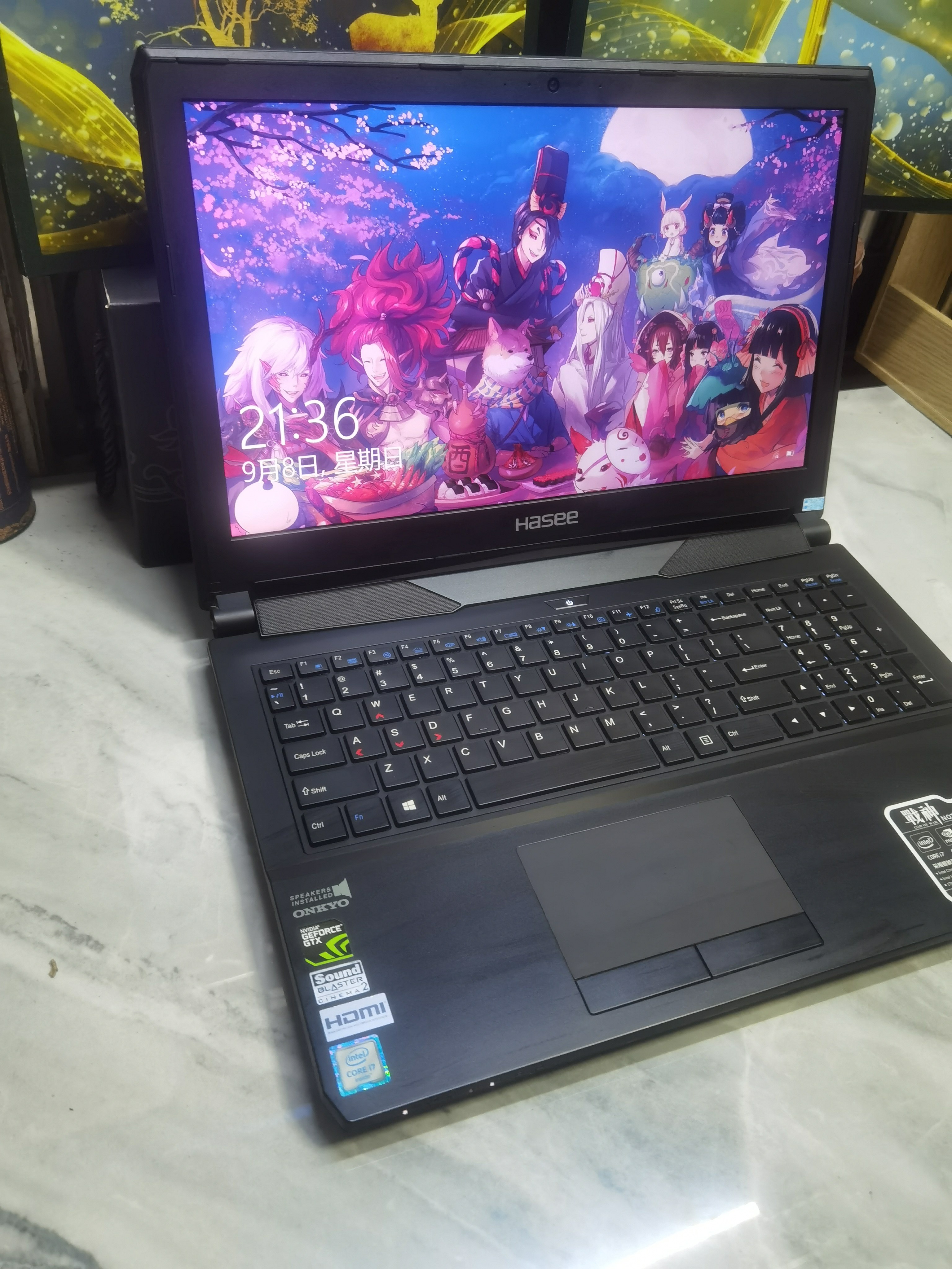 战神游戏本 i7四核 2G独显笔记本零部件