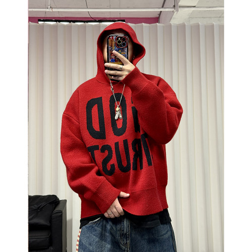 重磅加厚挺阔连帽衫男