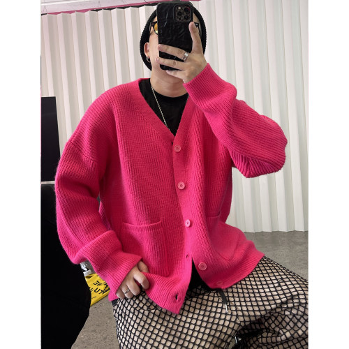 慵懒风软糯宽松慵懒毛衣开衫