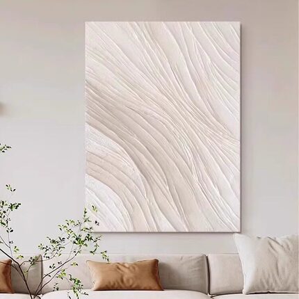 手绘油画立体纯色简约肌理玄关装饰画现代客厅沙发背景墙抽象挂画