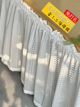 魔术贴遮挡帘自粘式纱蕾丝少女心帘子电表箱电线盒遮丑帘卧室窗帘