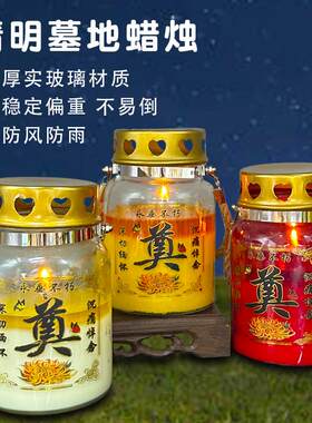 清明户外墓地蜡烛祭祖上坟祭奠