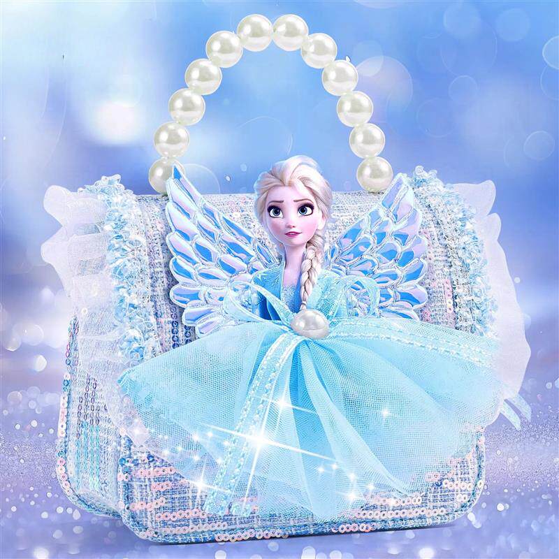 儿童包包女冰雪奇缘爱莎公主斜挎手提可爱2025新年过年压岁钱小包