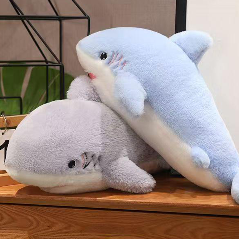 超大号深海鲨鱼毛绒玩偶儿童玩具长条睡觉抱开学宿舍圣诞生日礼物